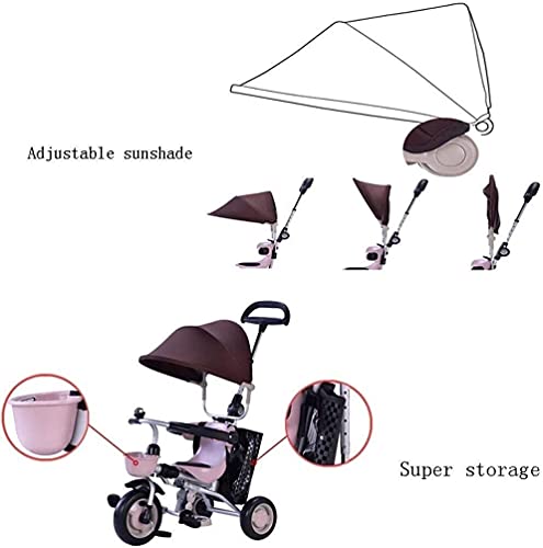 Triciclo para bebés Triciclo para niños Cochecitos de bebé, Coches para bebés, Carritos para niños, Carritos para bebés, ligeros y plegables, Cochecitos de bebé para niños de 1 a 3 años Silla de