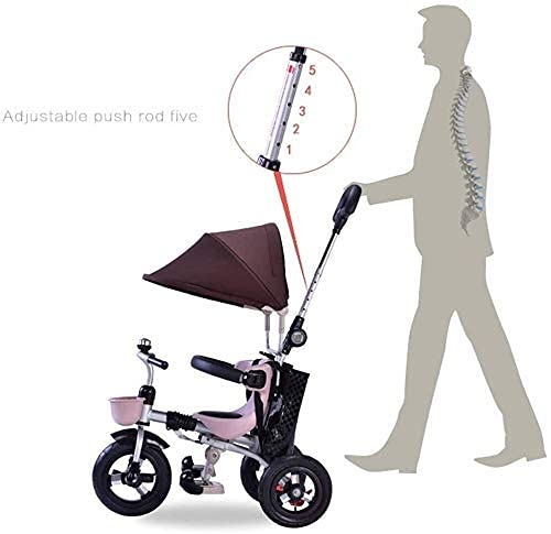 Triciclo para bebés Triciclo para niños Cochecitos de bebé, Coches para bebés, Carritos para niños, Carritos para bebés, ligeros y plegables, Cochecitos de bebé para niños de 1 a 3 años Silla de
