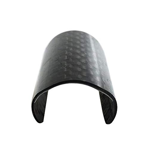 Trigo - Cadena de Fibra de Carbono para Bicicleta Plegable, diseño Triangular, Marco Protector Adhesivo para Bicicleta Frame Protector