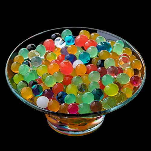 Trimming Shop Agua Bolas Silicona Orbs para Planta Jarrón Relleno, Decoración, Centros Mesa, 500pcs - Mezcla