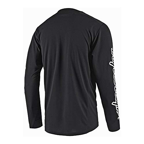 Troy Lee Designs Manga larga para niños | BMX | Downhill | Mountain Bike | Jersey Sprint (Negro) - negro - Medium