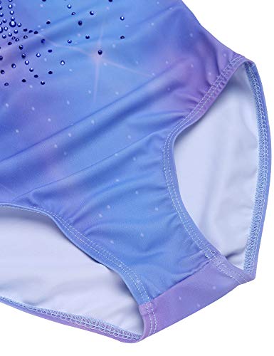 trudge Leotardos Gimnásticos para Niñas Maillot de Ballet Danza Manga Larga sin Mangas Gimnasia Leotard Actuación Fiesta Niña 3-12 Años