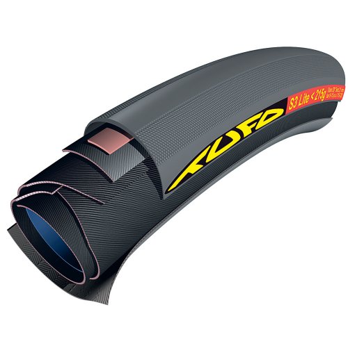 Tufo S3 Lite Tubular, 215 g, Unisex, Negro, 700 x 21 mm