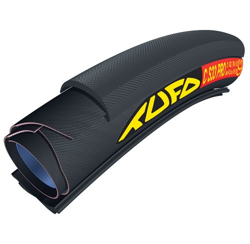 Tufo Tubular 700X21 Carretera Llanta-Cubierta C S33 Pro + 022 Cinta Adhesiva para Tubulares De Carretera, Unisex Adulto, Negro