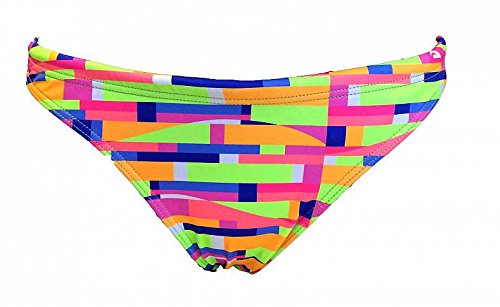 Turbo Power Colorwaves Bragas de Bikini, Multicolore, XXL para Mujer