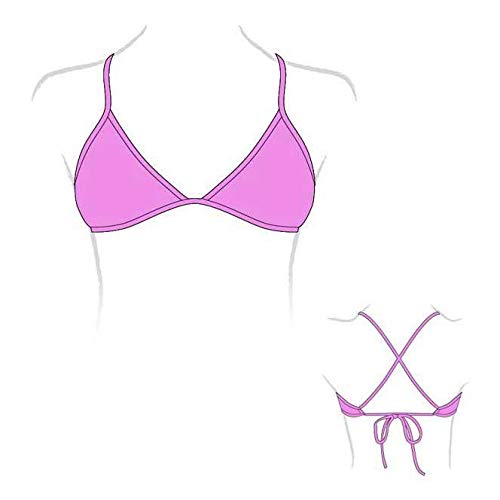 TurboTronic Relax Top Bragas de Bikini, Rosa, S para Mujer