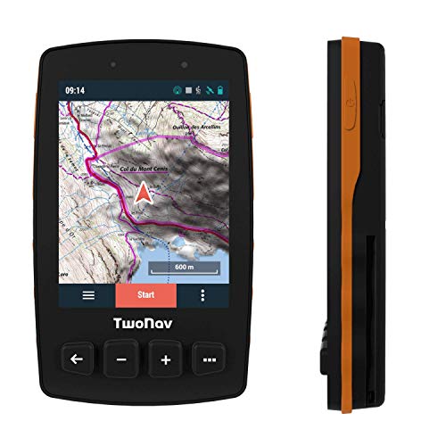 TwoNav - GPS Trail 2 - Senderismo Trekking / 4 Botones Frontales/Pantalla 3.7" / Autonomía 20 h/Memoria 32 GB/Tarjeta SIM/Mapa topográfico Incluido