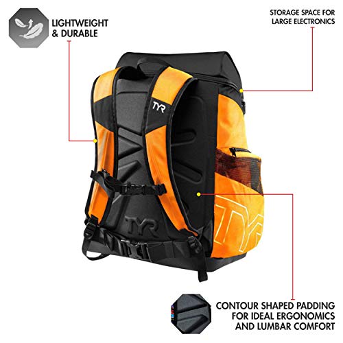 TYR Alliance Mochila, Unisex Adulto, Amarillo, Talla Única