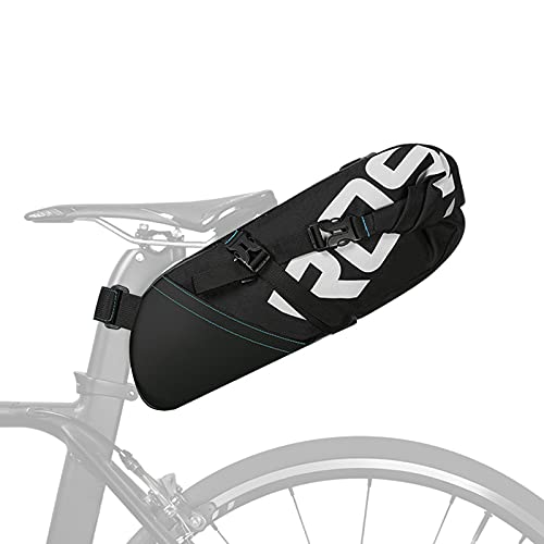 UBORSE Bolsa de Sillín para Bici Impermeable Bolso para Asiento Tresero de Bicicleta Alforjas de ​Tija Sillín Ligera para Ciclismo MTB Carretera Mountain Bike