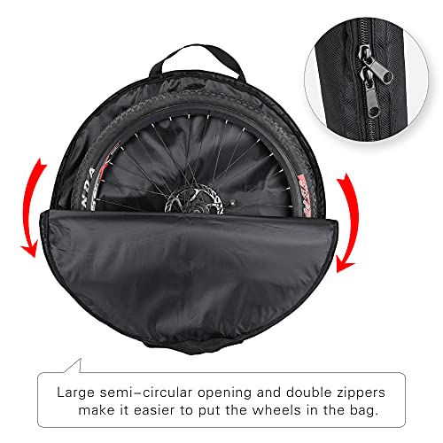 UBORSE Bolsa Porta-Rueda 29 Pulgadas Funda para Ruedas MTB Impermeable Bolsa de Transporte de Rueda de Bici