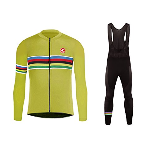 UGLY FROG 2018-2021 Nuevo De Invierno Mantener Caliente Manga Larga Maillot Ciclismo Hombre Bodies +Long Bib Pant with Gel Pad Winter Style