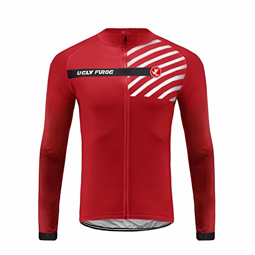 UGLY FROG 2018-2021 Nuevo De Invierno Mantener Caliente Manga Larga Maillot Ciclismo Hombre Winter Style