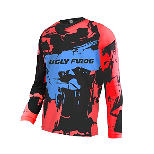 UGLY FROG 2019-2020 Manga Larga Lana Maillot Ciclismo De Hombre Bici Invierno Térmico Ropa De Triatlon Transpirables/MTB Downhill Jersey SJFRL01