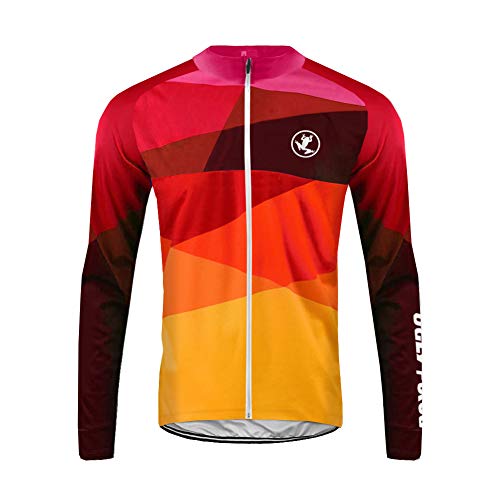 UGLY FROG Bike Wear Maillot Bicicleta Hombre Invierno Maillot Ciclismo Manga Larga para Hombres con Bolsillos