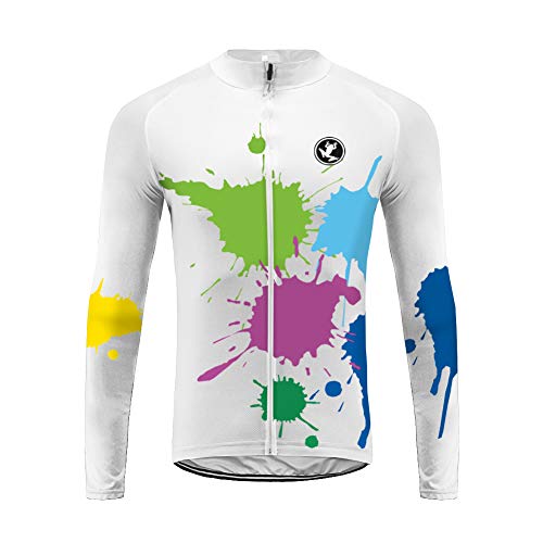 UGLY FROG Bike Wear Maillot Bicicleta Hombre Invierno Maillot Ciclismo Manga Larga para Hombres con Bolsillos