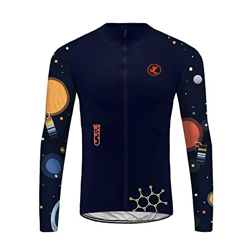 UGLY FROG Bike Wear Maillot Bicicleta Hombre Invierno Maillot Ciclismo Manga Larga para Hombres con Bolsillos