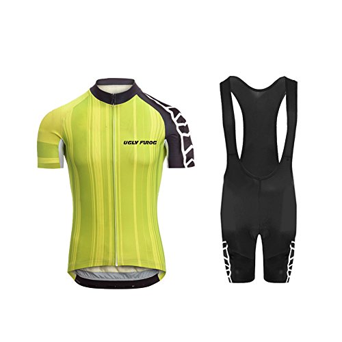 UGLY FROG Bike Wear Promocion Manga Corta Maillot Ciclismo+Bib Pantalones Cortos Gel Pad Set De Hombre Verano Ropa De Triatlon Ropa ESHSJ08