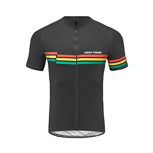 UGLY FROG Bike Wear- Ropa Ciclismo MTB, Maillot sin Manga, Hombre Camiseta Verano de Ciclistas Equipacion Ciclista Triatlon Ropa