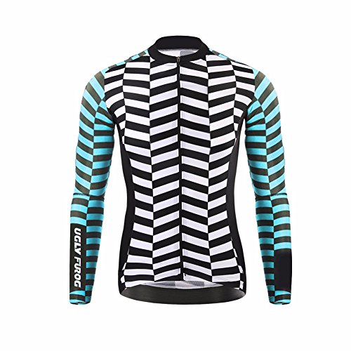 UGLY FROG Ciclismo Long Sleeve Cycling Jersey Hombres Manga Larga Primavera Maillots de Bicicleta de Ropa de Ciclo