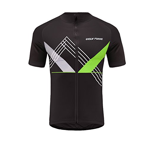 UGLY FROG Maillot Ciclismo para Hombre Manga Corta Jersey MTB Camiseta Bici Carretera Cómodo Secado rápido DXMZ06