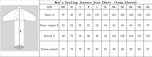 UGLY FROG Maillot Ciclismo, Ropa Ciclismo Conjunto Hombre Mangas Largas Jersey + Bib Pantalones Ciclismo Reflectante Transpirable-Dos Piezas