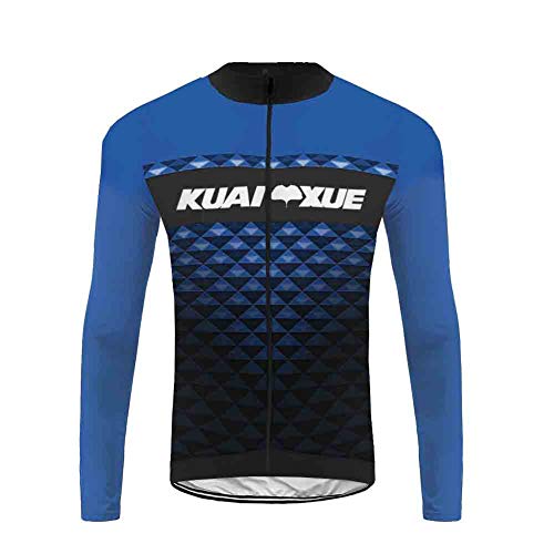 UGLY FROG Maillot de Ciclismo Hombre, Otoño Ropa de Bicicleta con Manga Larga para MTB Ciclista LongBL01