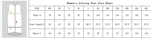 UGLY FROG Mujer Conjunto Chaleco Ciclismo Maillot Ciclista Sin Mangas Camiseta MTB para Verano DXWH03