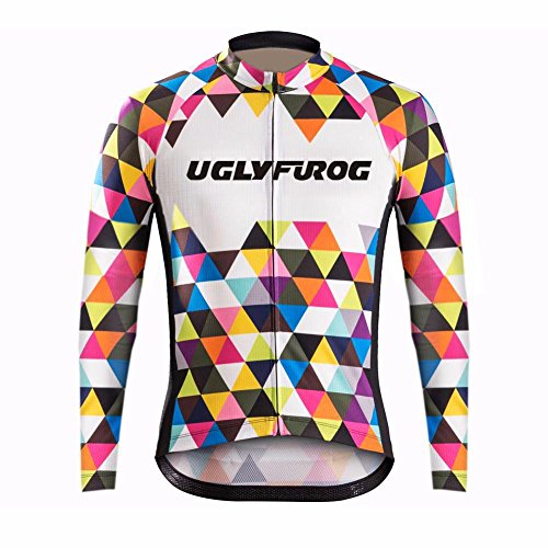 UGLY FROG Nueva Manga Larga del Otoño De Los Hombres Maillots Camisetas De Ciclismo Bicicleta De Carretera Ropa