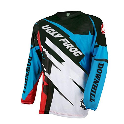 UGLY FROG Racewear Manga Larga Downhill Jersey DH/Am/XC/FR/MTB/BMX/Moto Enduro Offroad Ropa Bicicleta de Montaña SJFX03