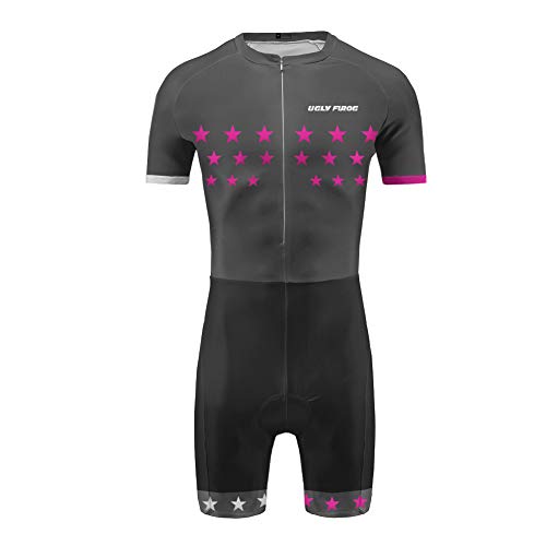 UGLY FROG Ropa Manga Corta Hombre Maillots Ciclismo Skinsuit with Short Legs Triatlón Clothes SSX01