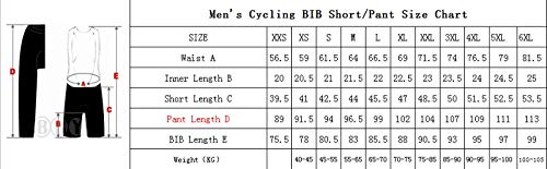 UGLYFROG Hombres Chaqueta de Ciclismo MTB Invierno Térmico Respirable Cómodo Manga Larga Maillots+Pantalones de Acolchado 3D para Hombres Conjunto Completo Equipo de Cycling FAXBY1901
