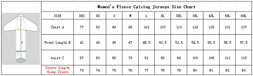UGLYFROG Invierno Thermo Fleece Ciclismo Ropa Maillot Mujer Jersey+Pantalones Largos Culote de Conjunto Entretiempo para Deportes al Aire Libre Ciclo Bicicleta Raya Diseño （Parte Superior Separada）