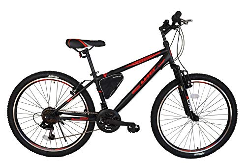 Ümit Bicicleta 24" XR-240, Juventud Unisex, Negro/Rojo, Mediano