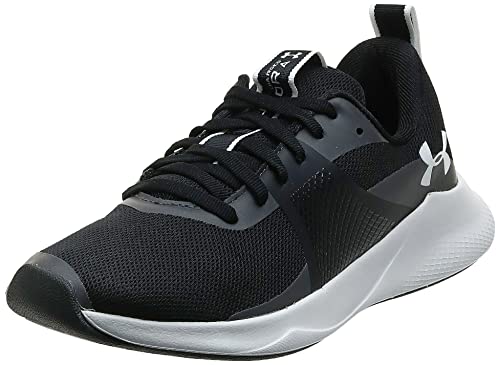 Under Armour Charged Aurora, Zapatillas Deportivas para Interior Mujer, Negro (Black/White/White (001) 001), 36.5 EU