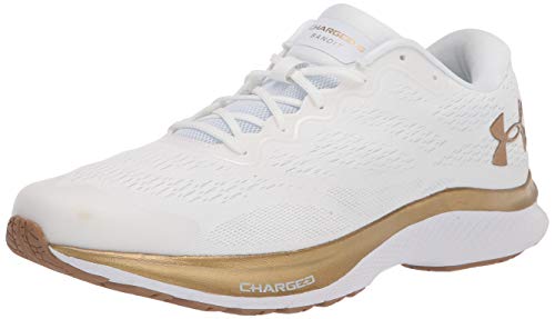 Under Armour Charged Bandit 6, Zapatillas para Correr de Carretera Mujer, Blanco (White White Metallic Gold Luster 102), 39 EU