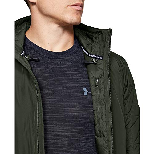 Under Armour Coldgear Reactor Performance Hybrid Chaqueta, Hombre, Verde, LG