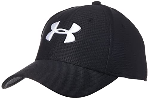 Under Armour Men's Blitzing 3.0 Cap, Gorra Hombre, Negro (Black / Black / White) , M/L