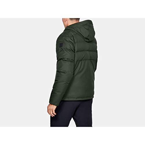 Under Armour Sportstyle Hooded Down Chaqueta, Hombre, Verde, MD