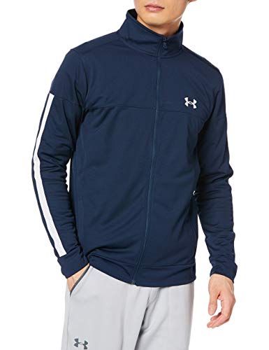 Under Armour Sportstyle Pique Track Jacket Chaqueta, Hombre, Azul (Academy/Academy/White), M