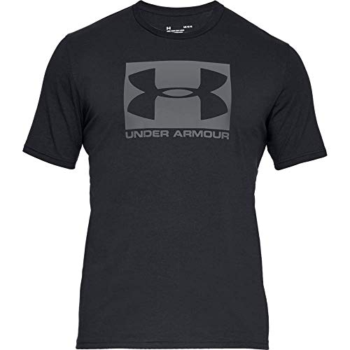 Under Armour UA Boxed Sportstyle Camiseta, Hombre, Negro (Black/Graphite), XL