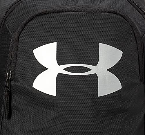 Under Armour UA Scrimmage 2.0 Backpack, mochila unisex, mochila resistente al agua unisex, negro (Black/Black/Silver(001)), Taglia unica