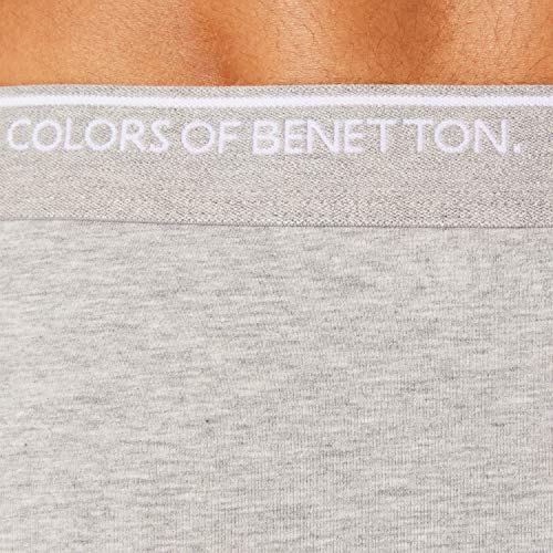 United Colors of Benetton Slip 3op82s18n Cierre, Melange Light Grey 501, M para Hombre
