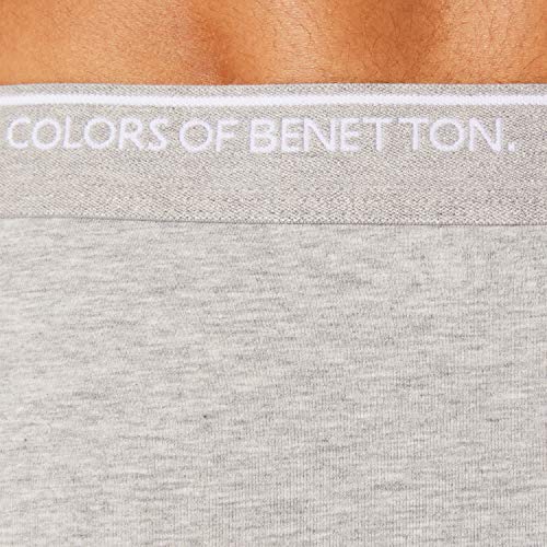United Colors of Benetton Slip 3op82s18n Cierre, Melange Light Grey 501, M para Hombre