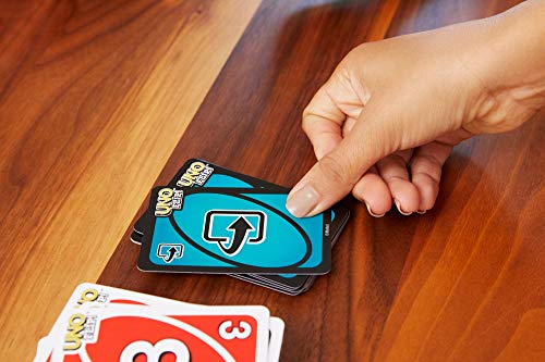 UNO FLIP - Juego de Cartas Familiar - 112 Cartas Doble Cara - Fomenta la Estrategia - Versión Competitiva - Regalo para Niños de 7+ Años y Adultos