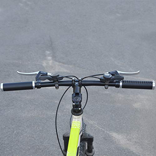 UPANBIKE Bicicleta de montaña Bicicleta de Carretera Manillar Aleación de Aluminio Barra Recta 25.4mm*600mm