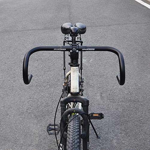 UPANBIKE Drop Bar Manillar doblado Aleación de Aluminio 31.8 mm para Bicicleta de Carretera de Engranaje Fijo