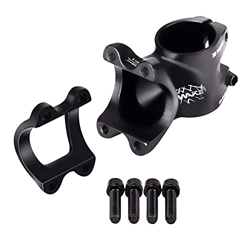 Upkey 31.8mm Potencia MTB de Vástago Potencia Bicicleta Carretera Abrazadera Vástago Aleación de Aluminio MTB Manillar Potencia Bici 31.8 mm Potencia Bicicleta Montaña para BMX MTB (90mm & 17°)