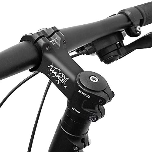 Upkey 31.8mm Potencia MTB de Vástago Potencia Bicicleta Carretera Abrazadera Vástago Aleación de Aluminio MTB Manillar Potencia Bici 31.8 mm Potencia Bicicleta Montaña para BMX MTB (90mm & 17°)