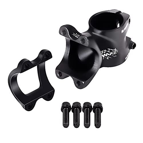 Upkey 31.8mm Potencia MTB de Vástago Potencia Bicicleta Carretera Abrazadera Vástago Aleación de Aluminio MTB Manillar Potencia Bici 31.8 mm Potencia Bicicleta Montaña para BMX MTB (60mm & 17°)