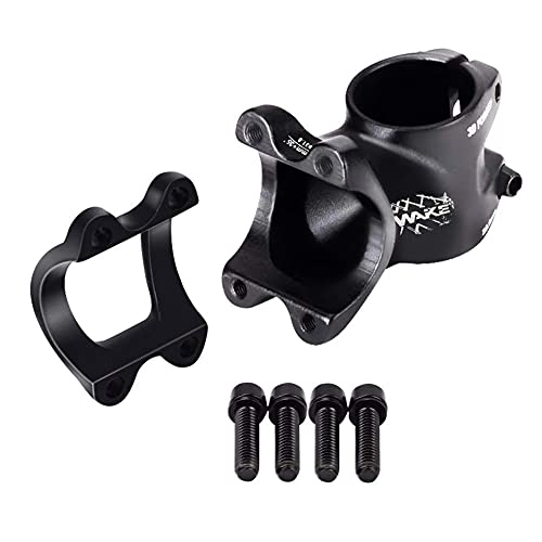 Upkey 31.8mm Potencia MTB de Vástago Potencia Bicicleta Carretera Abrazadera Vástago Aleación de Aluminio MTB Manillar Potencia Bici 31.8 mm Potencia Bicicleta Montaña para BMX MTB (80mm & 35°)